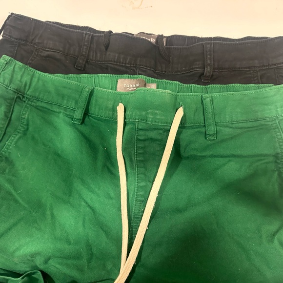 Two pair of Torrid pull-on twill shorts - Picture 3 of 4